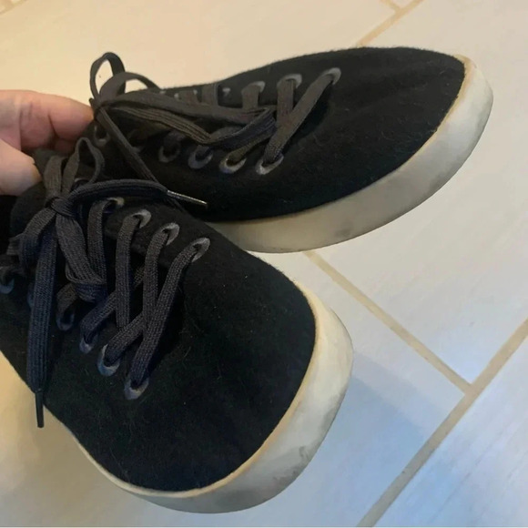 Allbirds Men's Black  Wool Sneakers 12 - Picture 4 of 9